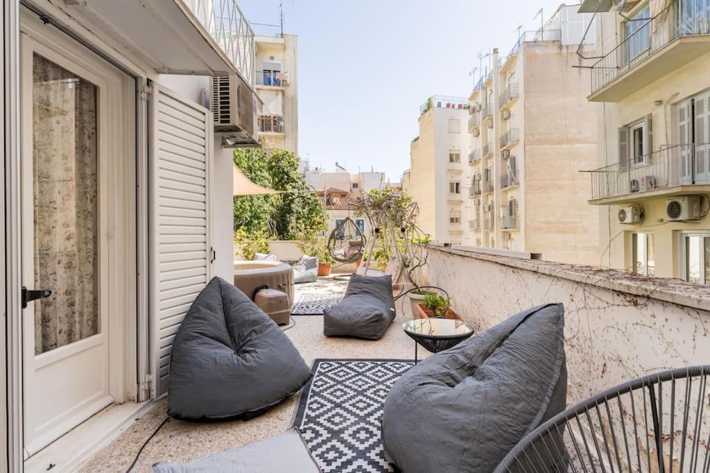Amazing 3Bdr Apt With Unique Roof Garden In Plaka Atene Esterno foto
