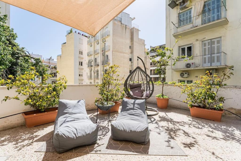 Amazing 3Bdr Apt With Unique Roof Garden In Plaka Atene Esterno foto