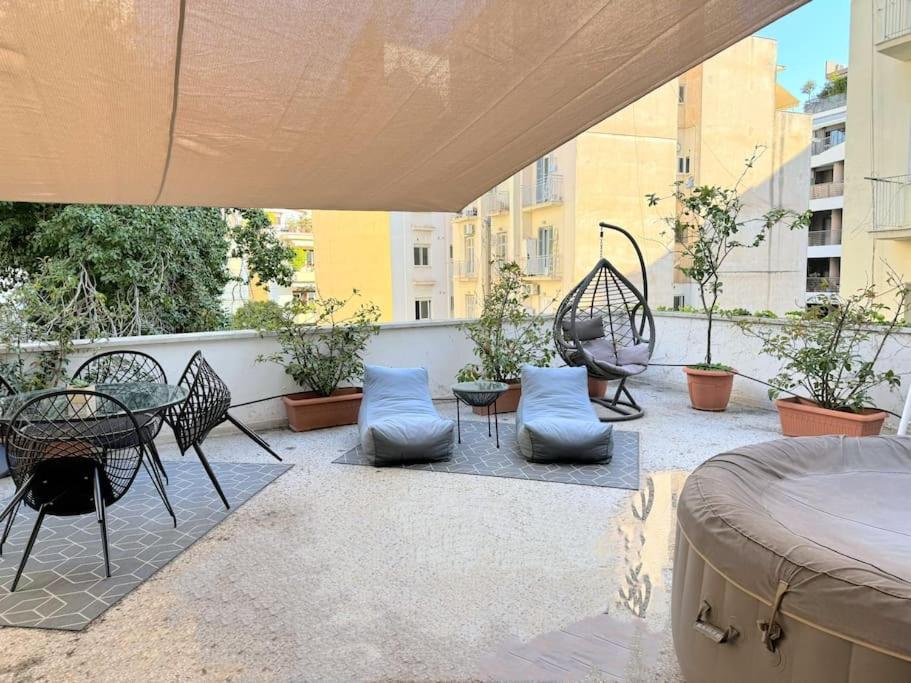 Amazing 3Bdr Apt With Unique Roof Garden In Plaka Atene Esterno foto